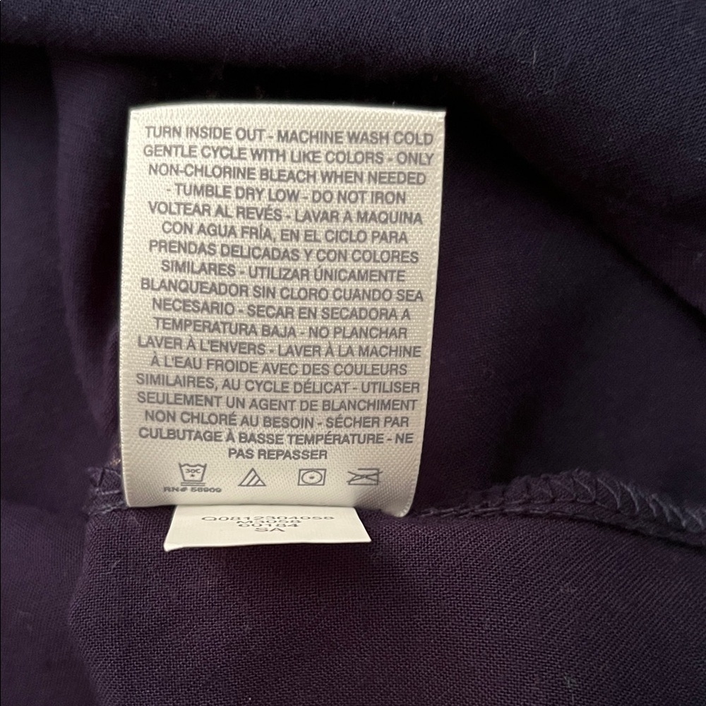 Chelsea & Violet Navy and Yellow Blouse - Picture 9 of 9